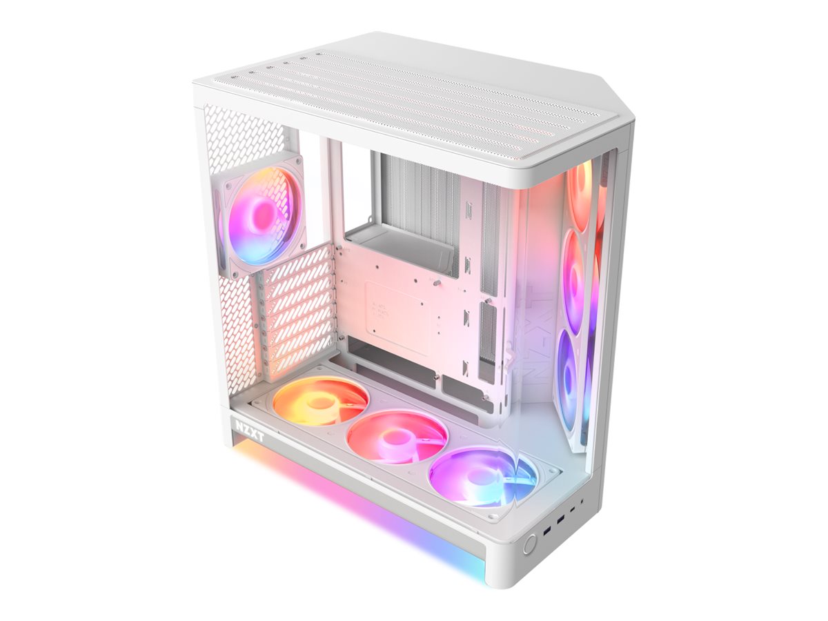 NZXT H series H6 RGB+ - Mid tower - ATX - Seitenteil mit Fenster (geh�rtetes Glas)