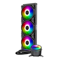 Pccooler GI-CX360 AIO CPU-Wasserkhler in FRGB - Khlset - 12 cm - 1000 RPM - 2000 RPM - 29,1 dB - 72 cfm