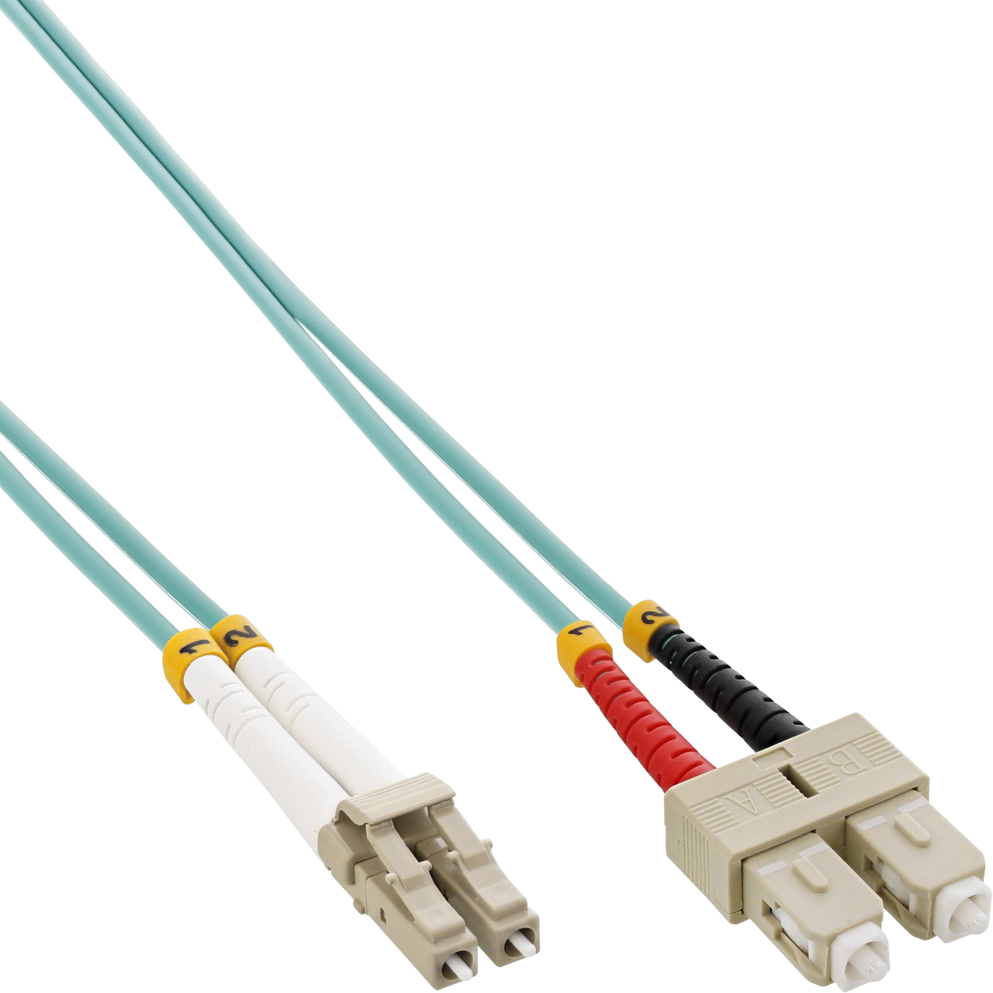 InLine Fiber Optical Duplex Cable LC/SC 50/125�m OM3 25m