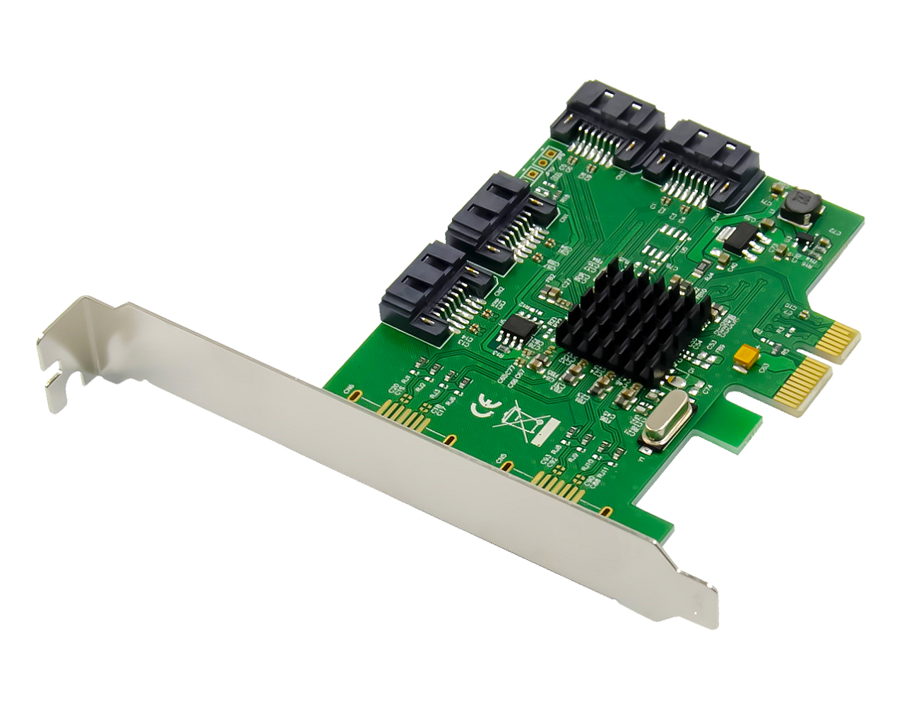 Dawicontrol PCI Card PCI-e DC-614e RAID 4Kanal SATA6G Retail RAID controller PCI Express 2.0 6 Gbit/s