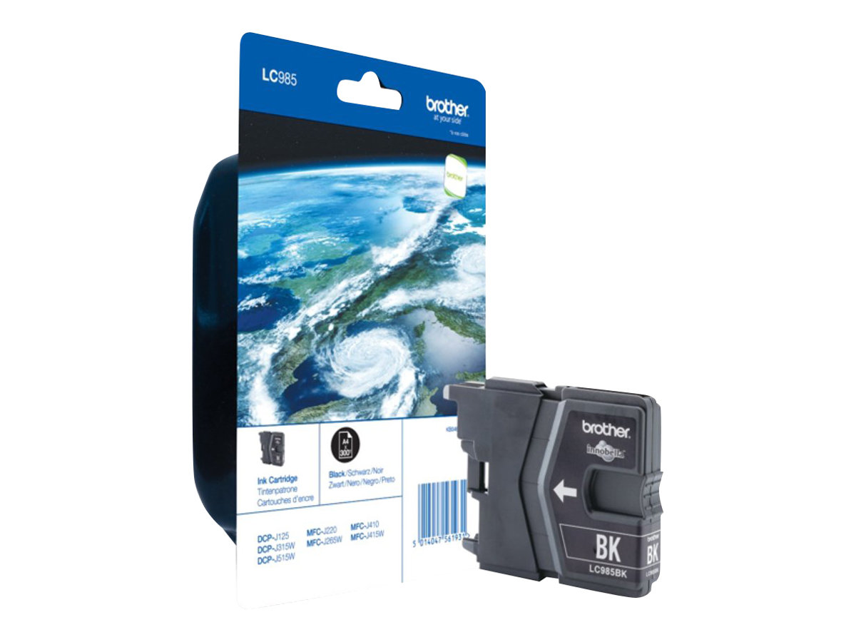 Brother LC985BKBP ink cartridge 1 pc(s) Original Black