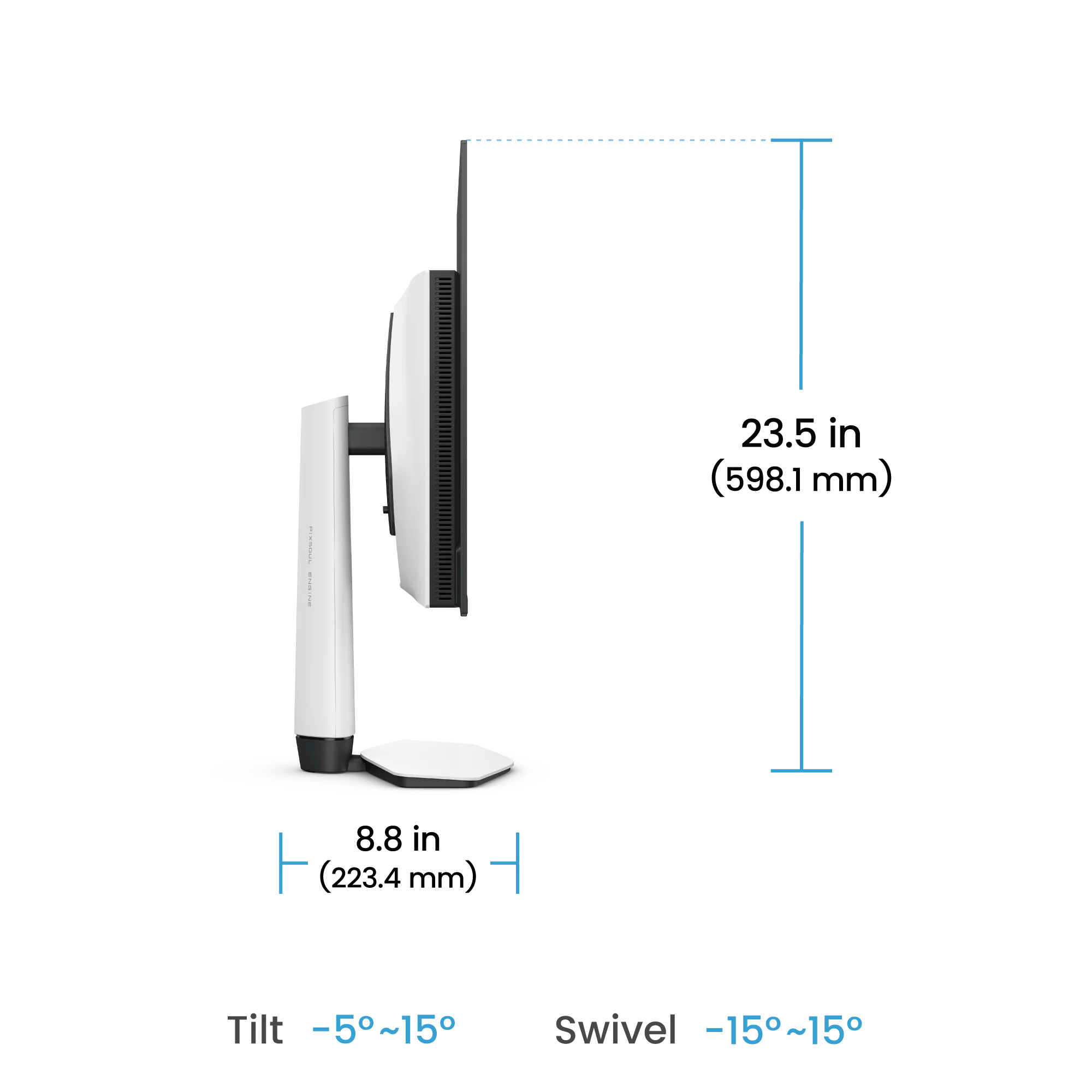 BenQ EX321UZ Monitor PC 80 cm (31.5) 3840 x 2160 Pixel 4K Ultra HD OLED Bianco