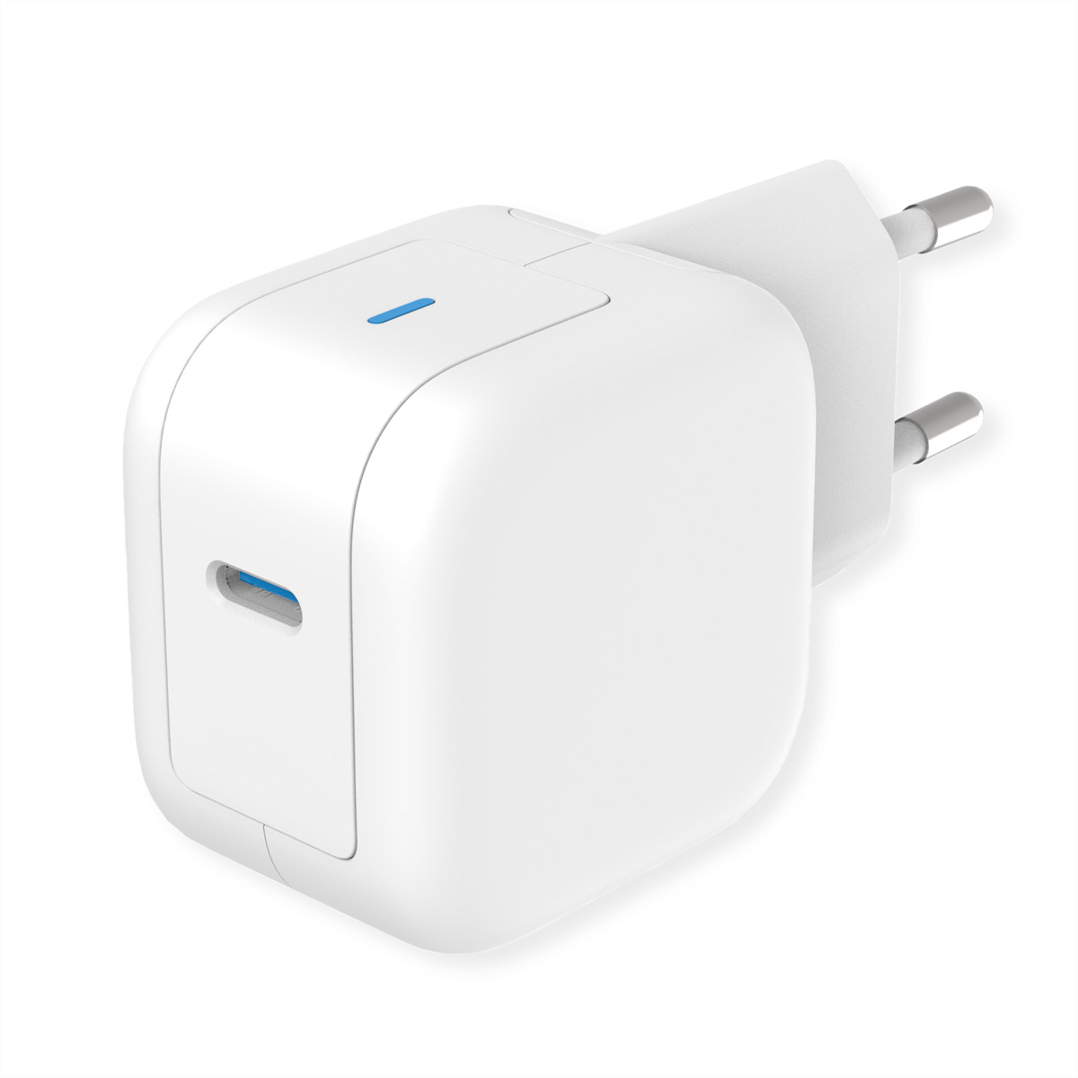 ROLINE USB Ladegeraet 20W 1x USB-C-Port PD GaN wei