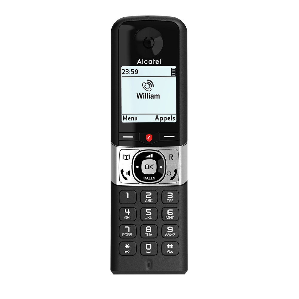 Alcatel F890 Voice - Schnurlostelefon - Anrufbeantworter mit Rufnummernanzeige