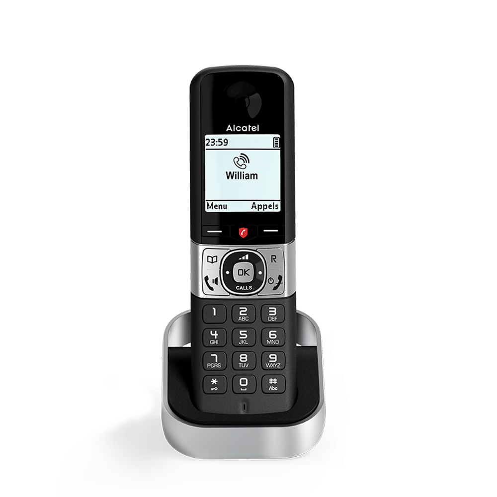 Alcatel F890 Voice - Schnurlostelefon - Anrufbeantworter mit Rufnummernanzeige