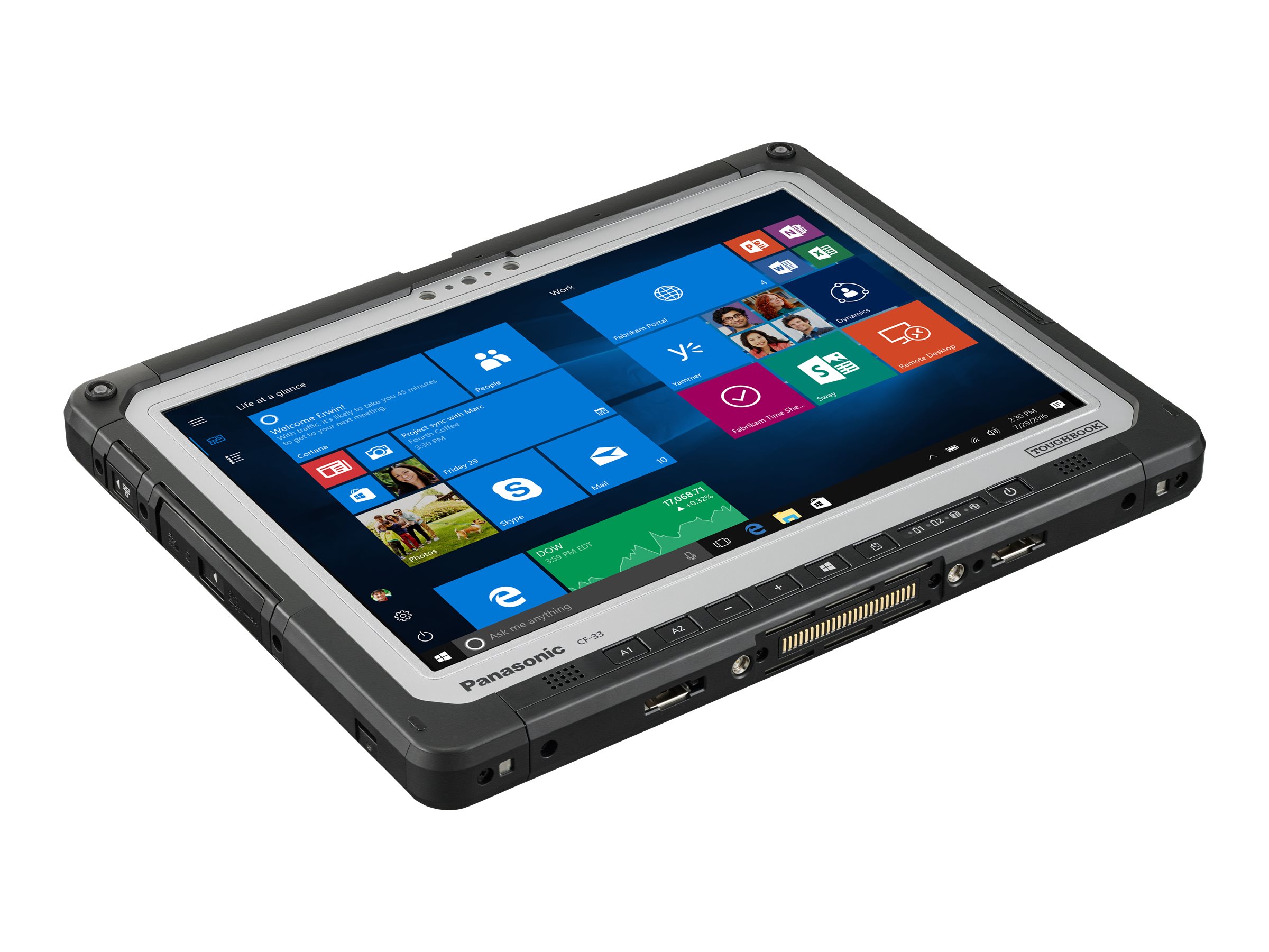 Panasonic Toughbook CF-33 - Robust - Tablet - Intel Core i5 1345U / 1.6 GHz - Win 11 Pro - Intel Iris Xe Grafikkarte - 16 GB RAM - 512 GB SSD NVMe, TCG Opal Encryption - 30.5 cm (12)