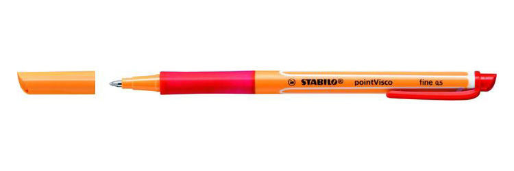 STABILO pointVisco Stylos � encre gel avec bouchon Fin Rouge 1 pi�ce(s)