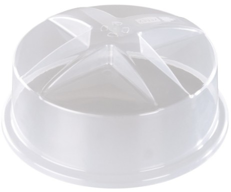 Xavax M-Capo Trasparente Plastica Poliuretanica PU Rotondo Coprialimenti