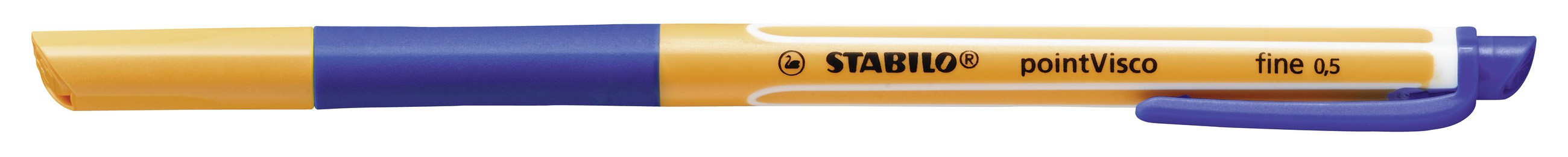 STABILO pointVisco Bol�grafo de gel con tapa Fino Negro, Azul, Verde, Rojo 4 pieza(s)