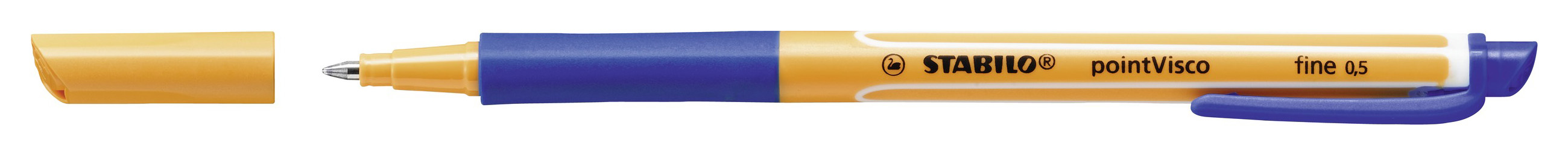 STABILO pointVisco Bol�grafo de gel con tapa Fino Negro, Azul, Verde, Rojo 4 pieza(s)