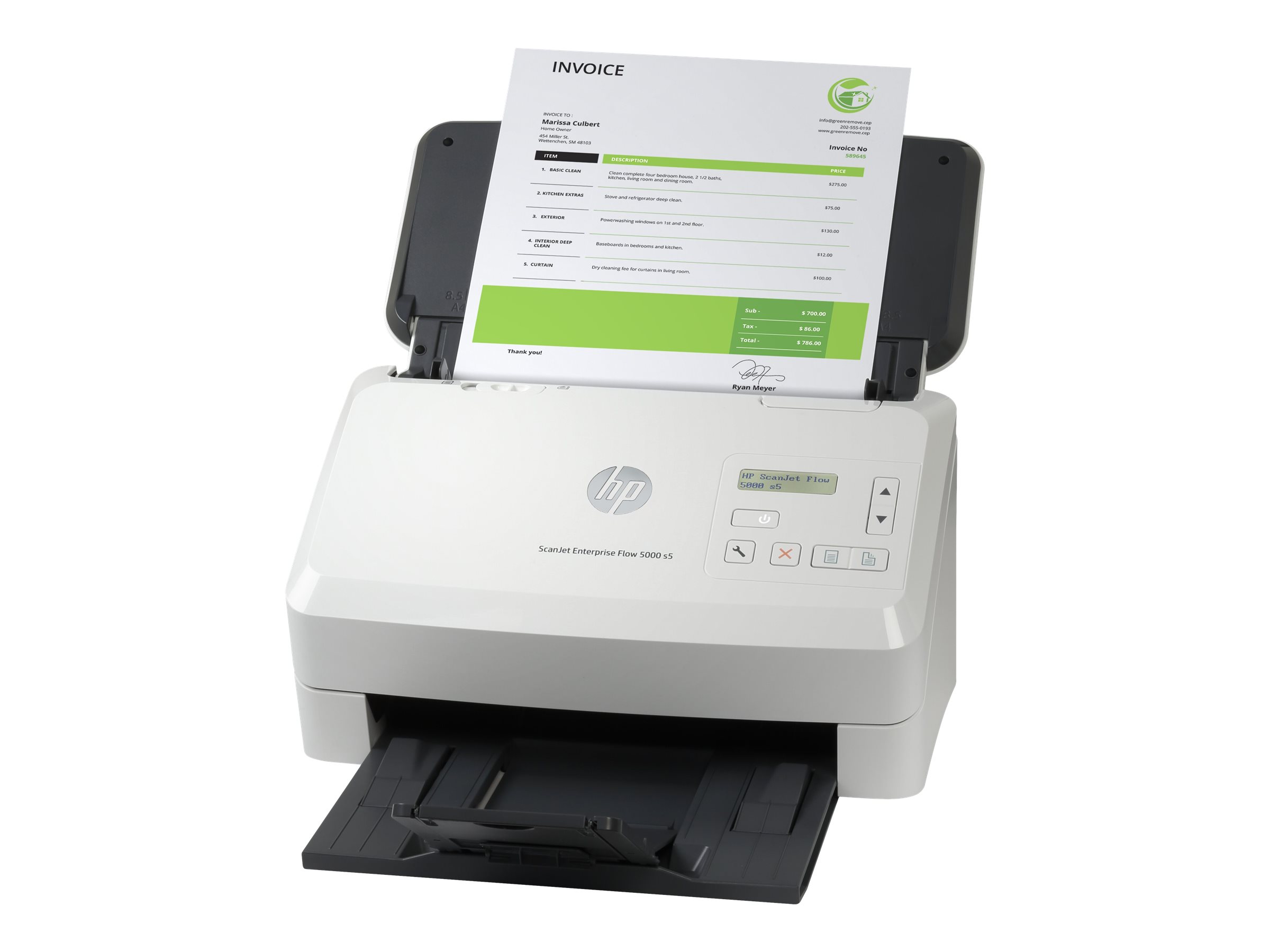 HP Scanjet Enterprise Flow 5000 s5 Scanner a foglio 600 x 600 DPI A4 Bianco