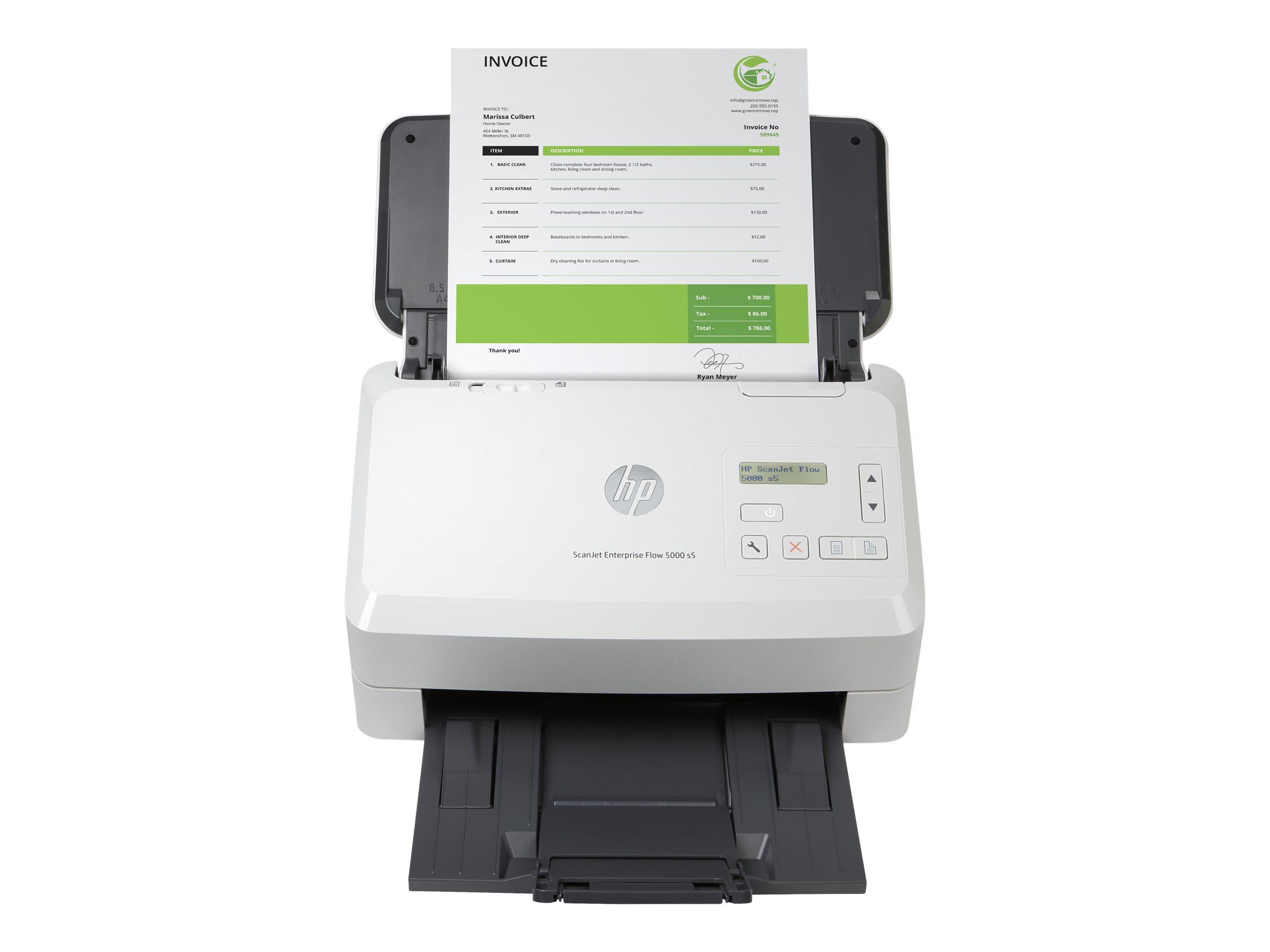 HP Scanjet Enterprise Flow 5000 s5 Scanner a foglio 600 x 600 DPI A4 Bianco