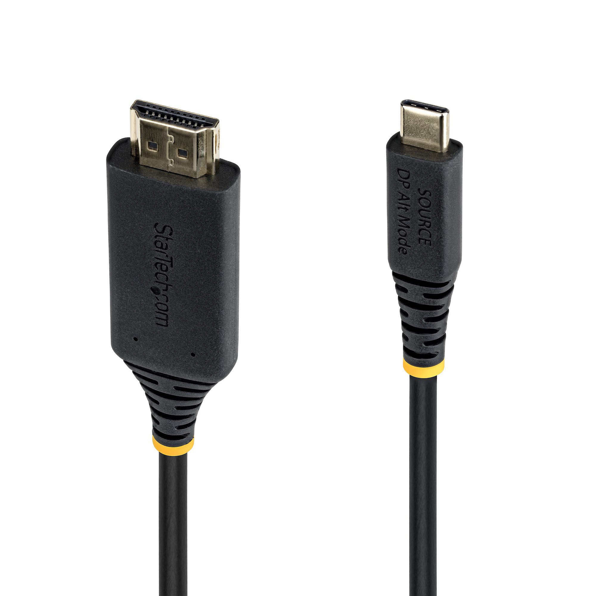 StarTech.com 1m USB-C to HDMI Adapter Cable, Gripping HDMI Connector, 4K 60Hz, Thunderbolt Compatible, HDR, Uni-Directional Cord for MacBook, Dell, HP, Lenovo