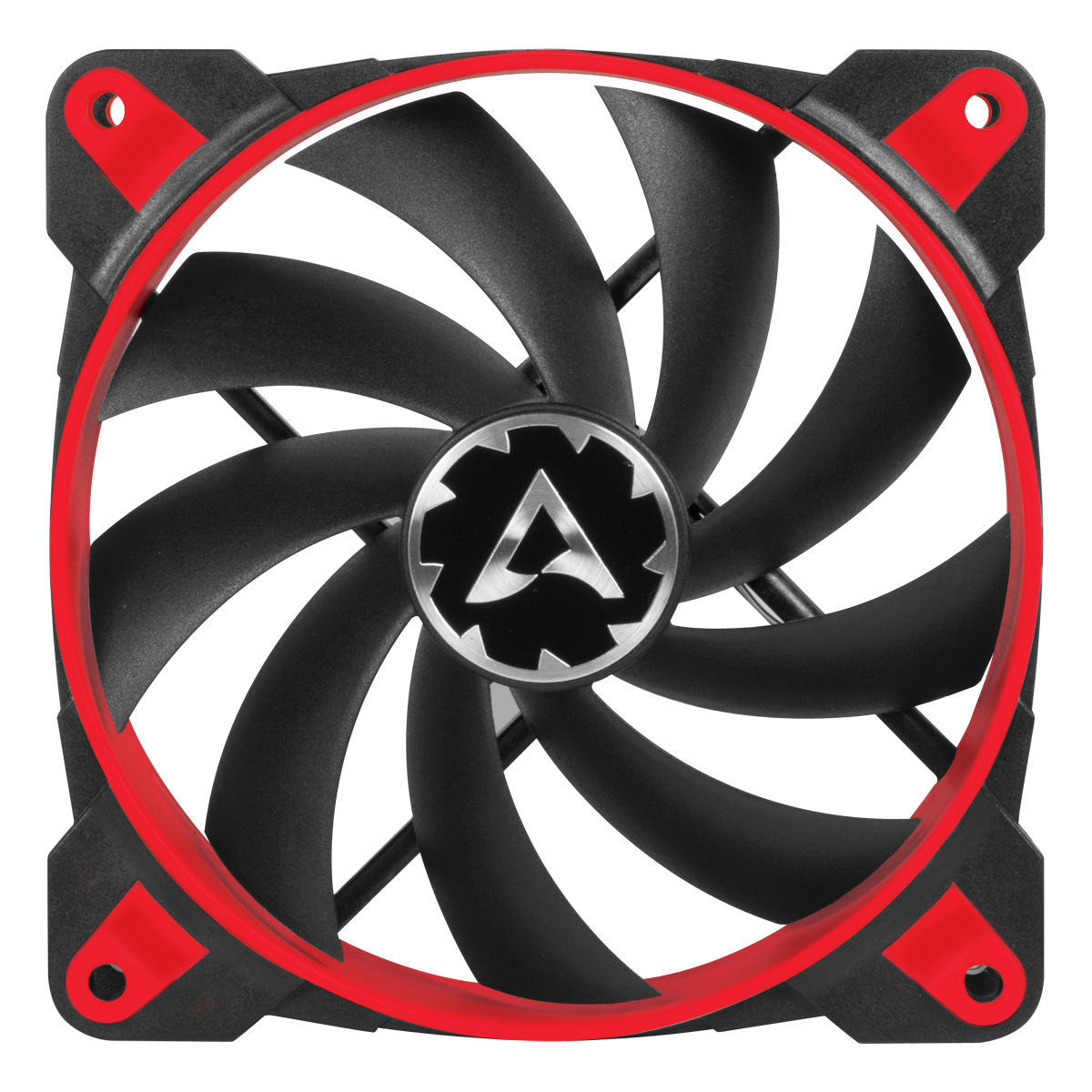 ARCTIC BioniX F120 Case per computer Ventilatore 12 cm Nero, Rosso