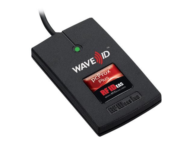 RF IDeas WAVE ID Plus Keystroke RA FactoryTalk V2 Black Surface Mount Reader