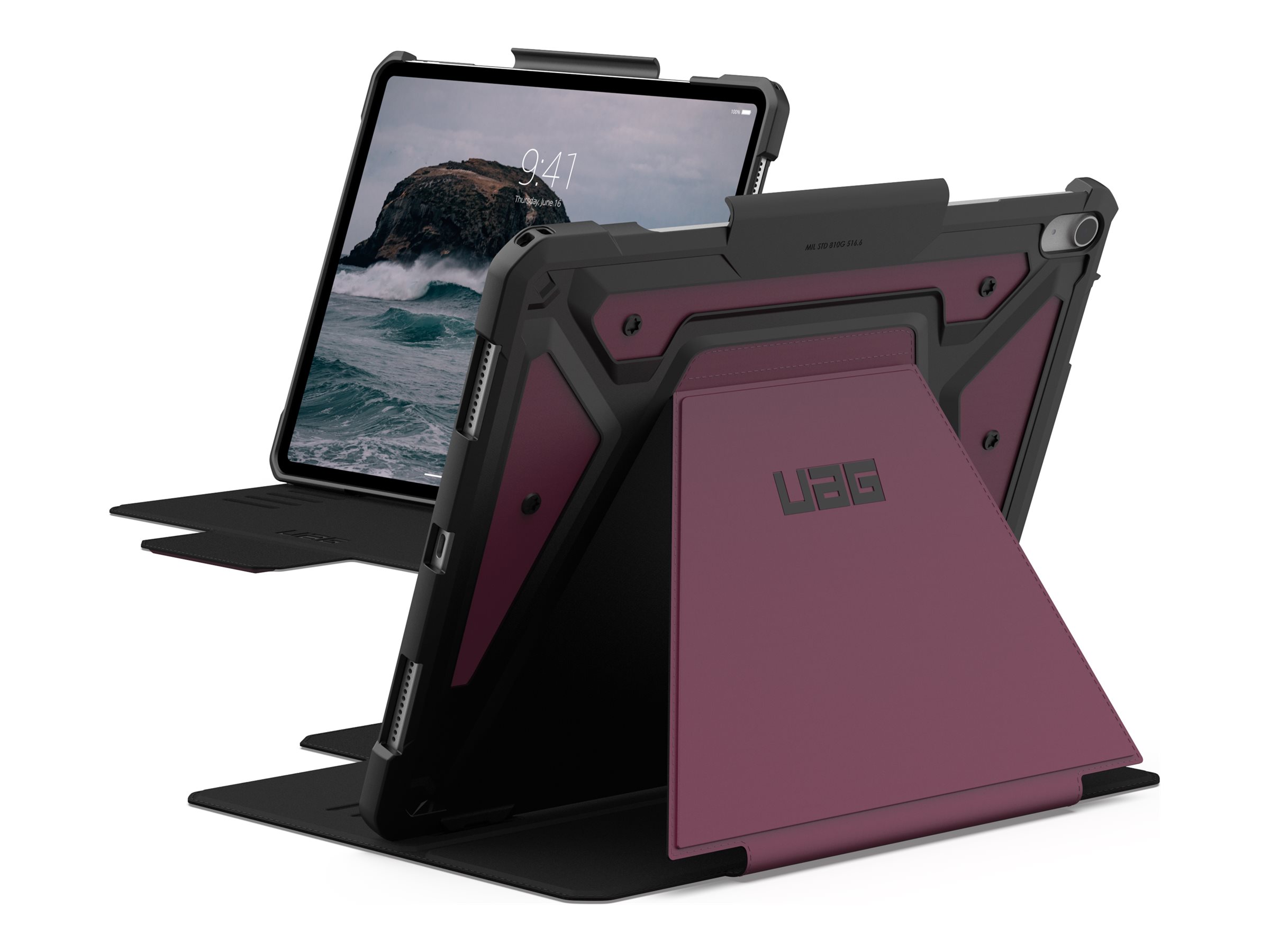 Urban Armor Gear UAG - Flip-Hlle fr Tablet - widerstandsfhig - Polyurethan (PU)
