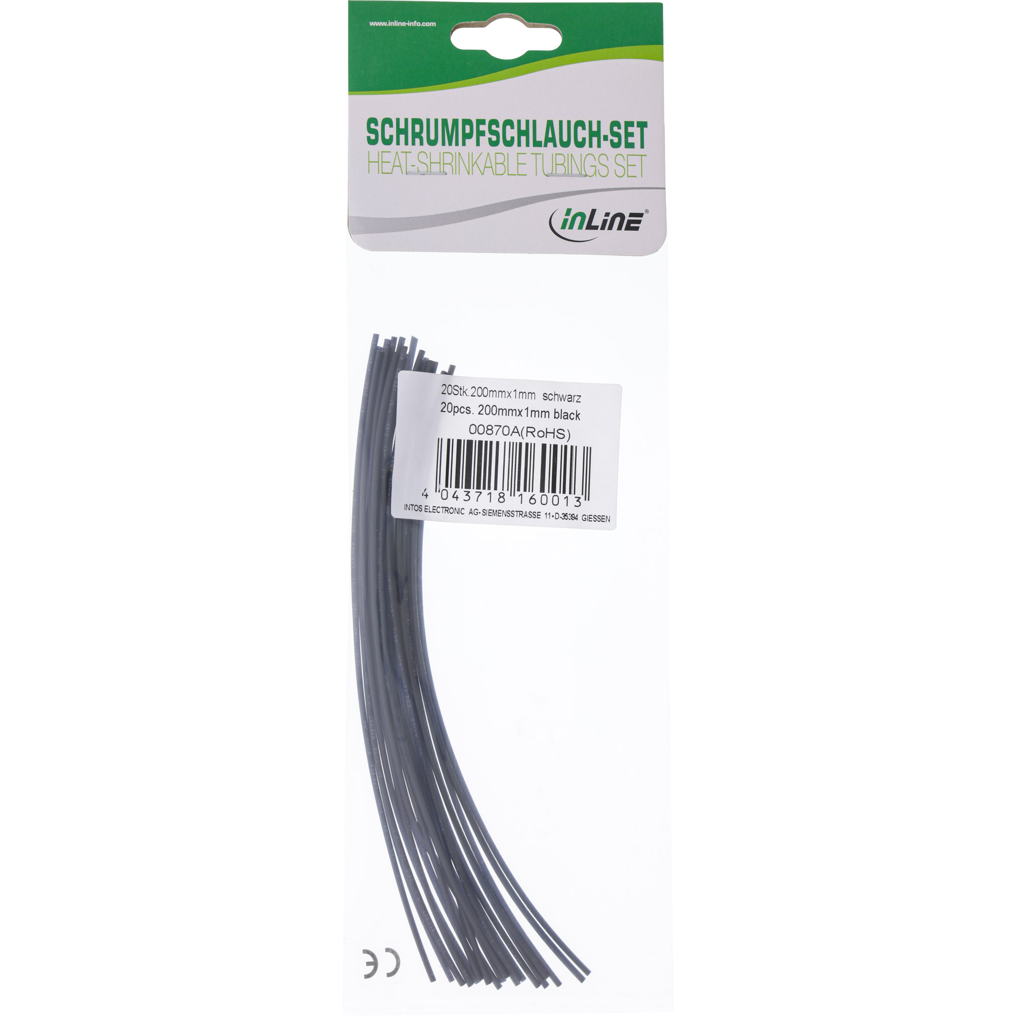 InLine 00870A tuyau thermo-rtractable