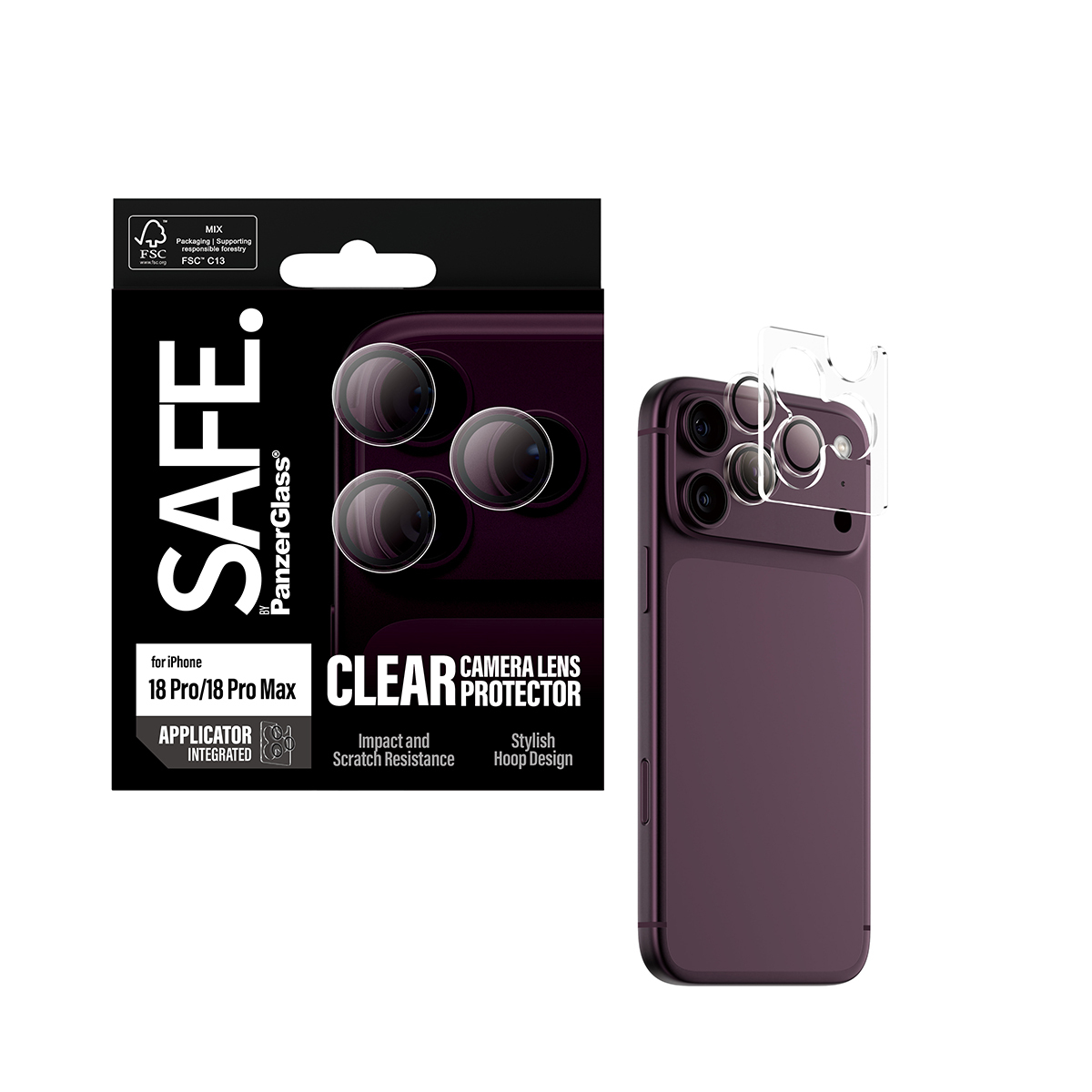 PanzerGlass PGS Camera Lens Protector Transparent iP