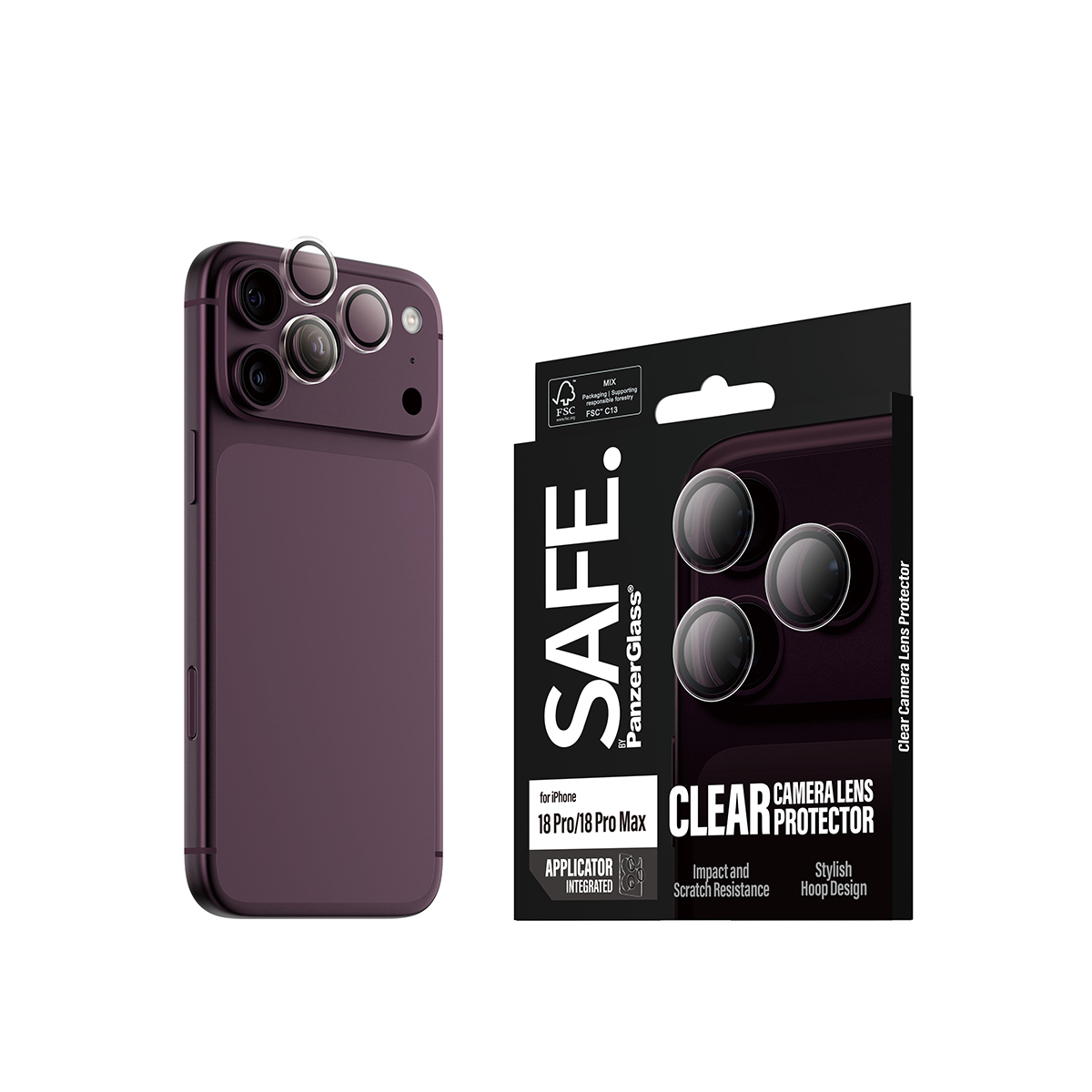 PanzerGlass PGS Camera Lens Protector Transparent iP