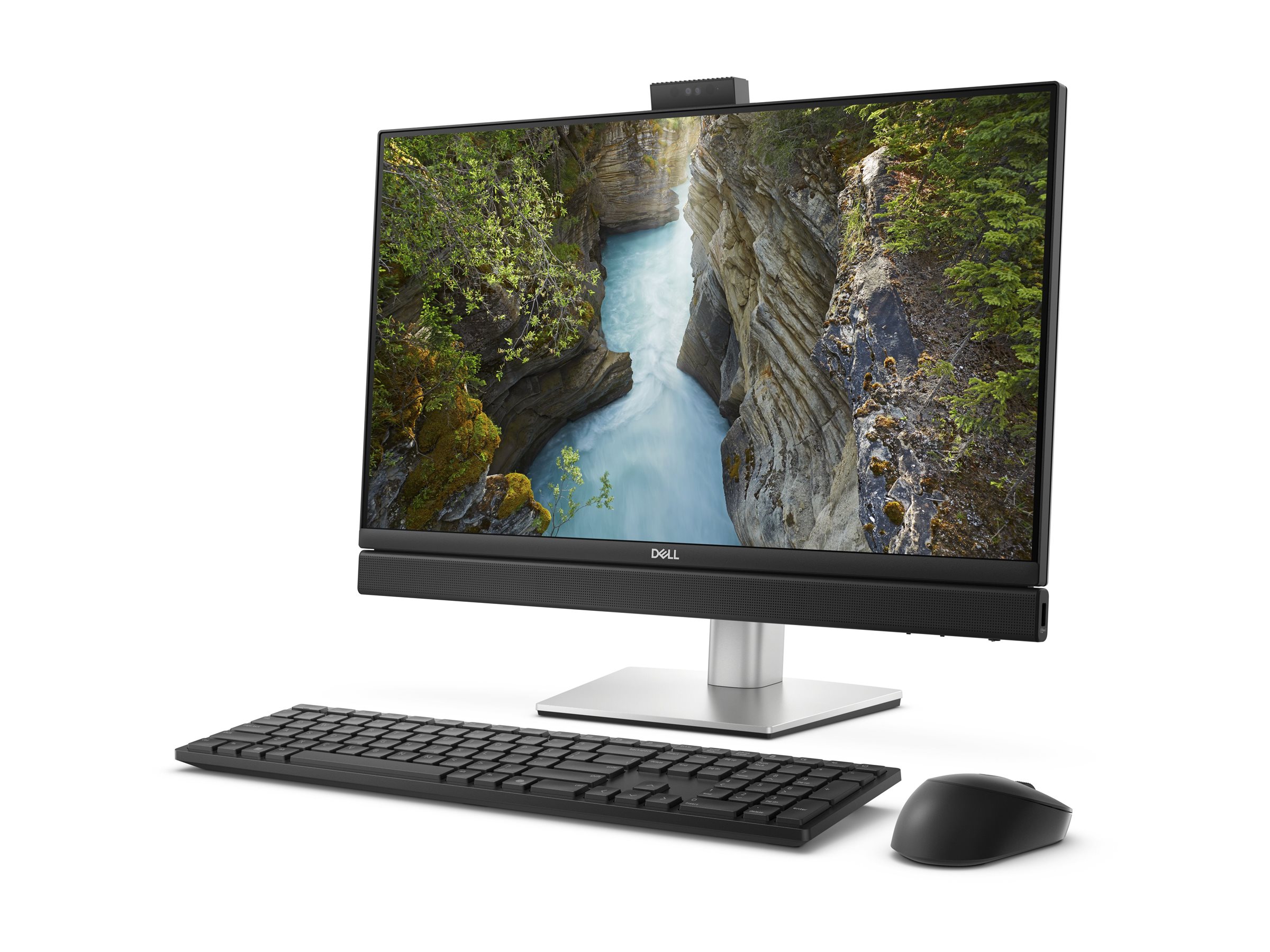 DELL Pro QB24250 Intel Core Ultra 7 265 61 cm (24) 1920 x 1080 Pixel PC All-in-one 16 GB DDR5-SDRAM 512 GB SSD Windows 11 Pro Wi-Fi 6E (802.11ax) Nero, Argento