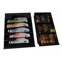 APG Cash Drawer VPK-15B-26-BX bandeja para caj�n portamonedas Negro