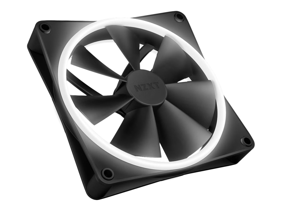 NZXT F140 RGB DUO Twin Pack Boitier PC Ventilateur 14 cm Noir 2 pi�ce(s)