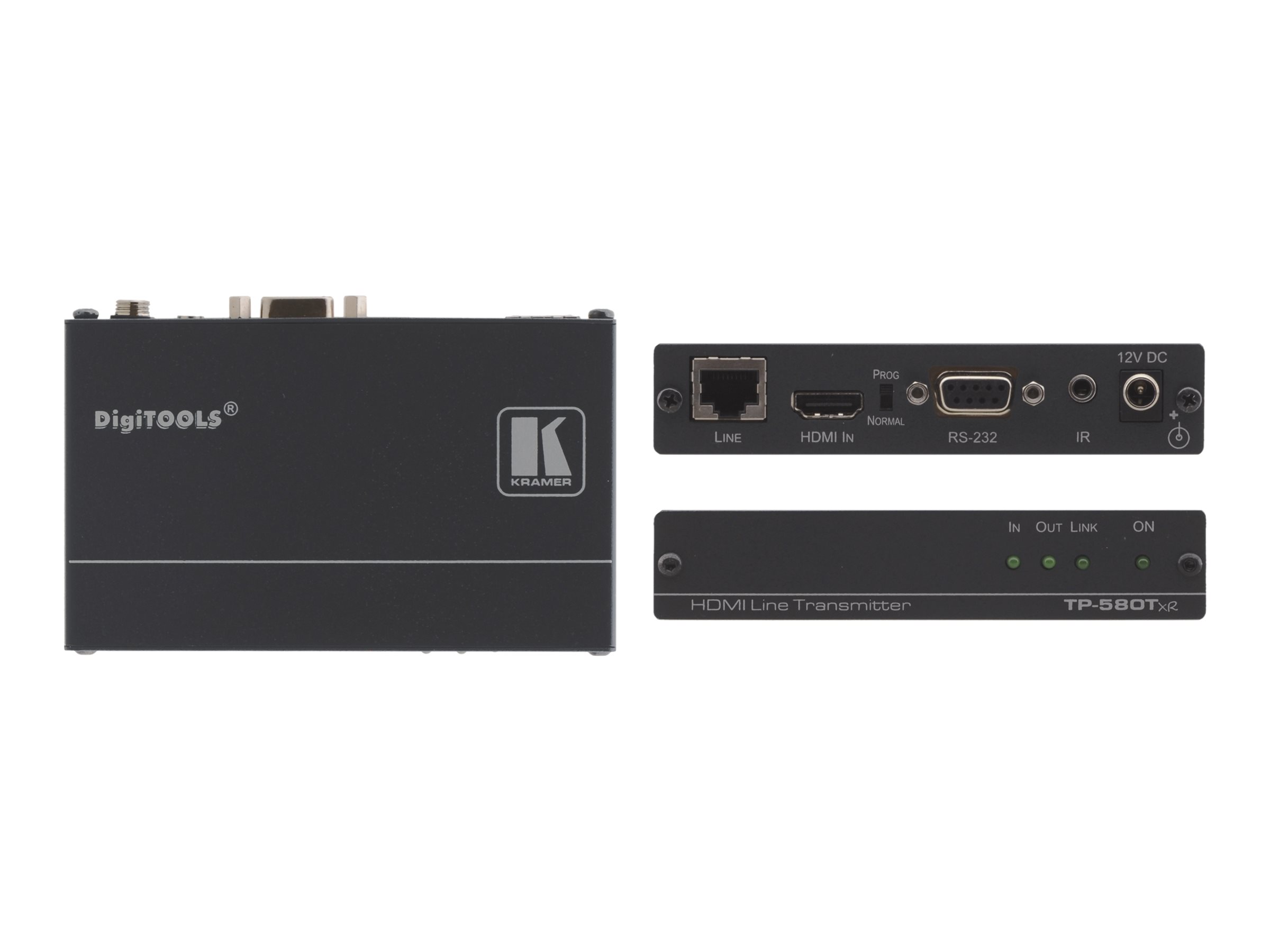 Kramer Electronics Kramer DigiTOOLS TP-580RXR Receiver - Video-, Audio-, Infrarot- und serielle Erweiterung