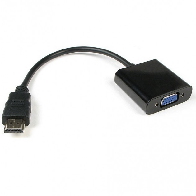 Techly Videokonverter - HDMI - VGA - Schwarz