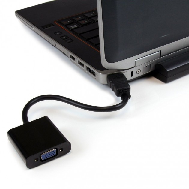 Techly Videokonverter - HDMI - VGA - Schwarz