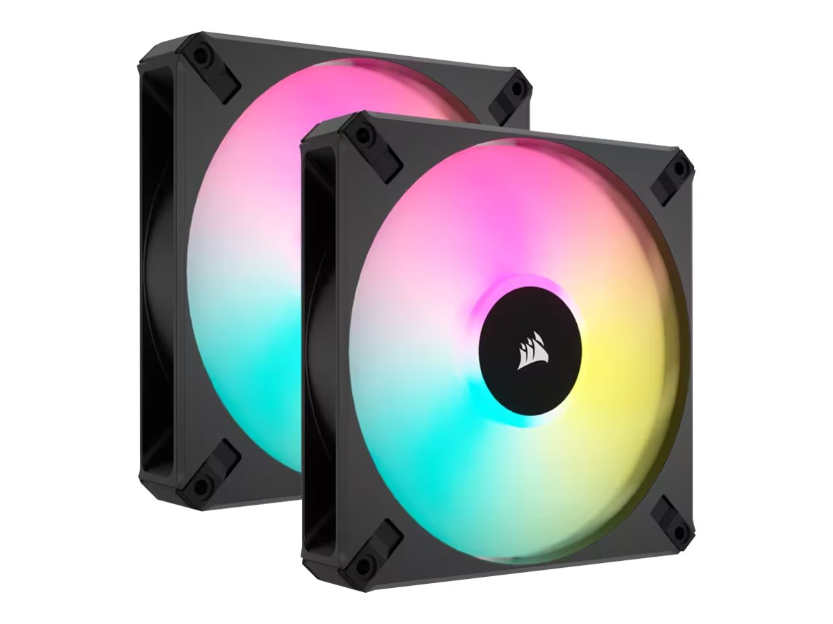 Corsair CO-9050156-WW computer cooling system Computer case Fan Black 2 pc(s)