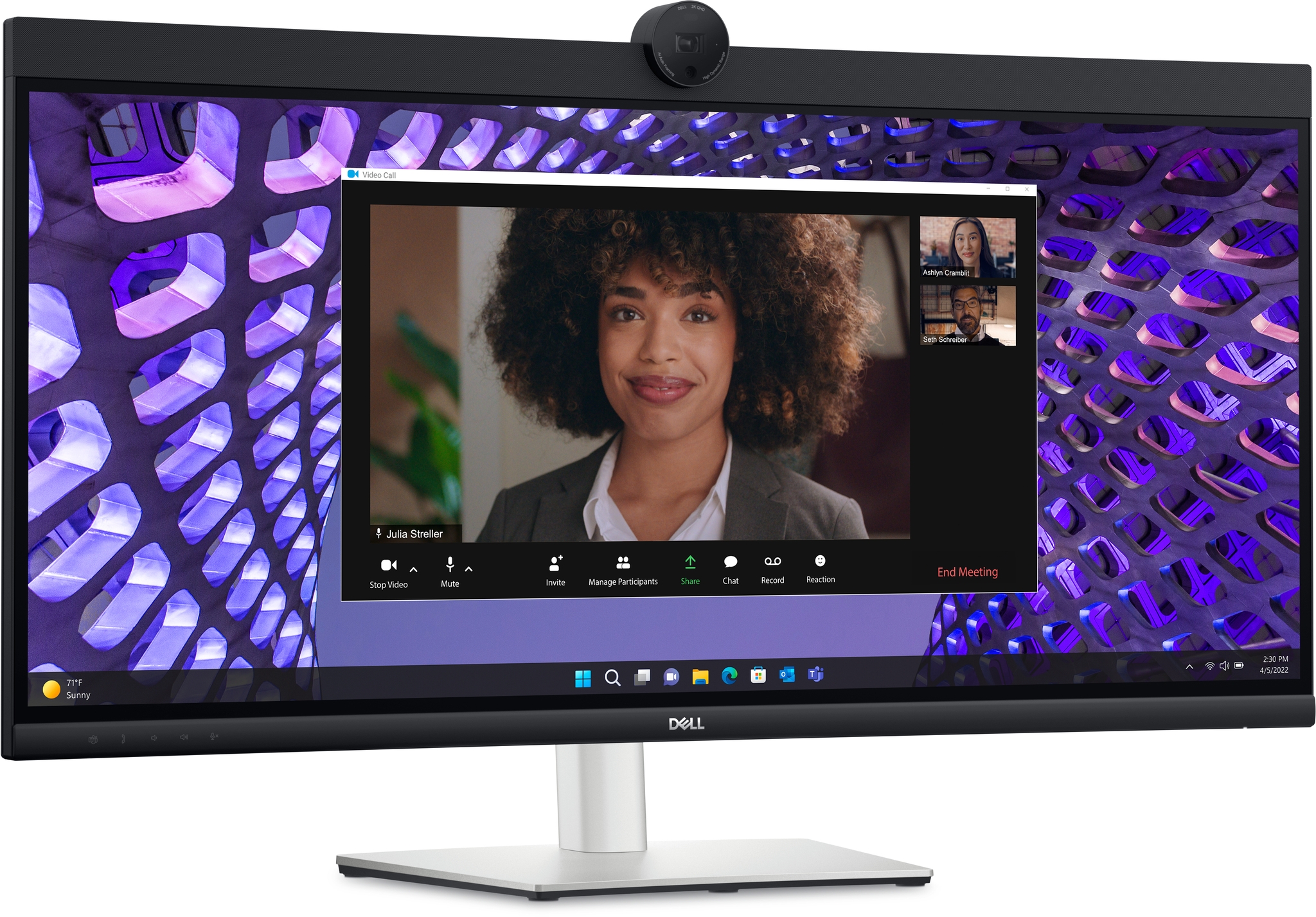 Dell P3424WEB - LED-Monitor - gebogen - 86.4 cm (34)