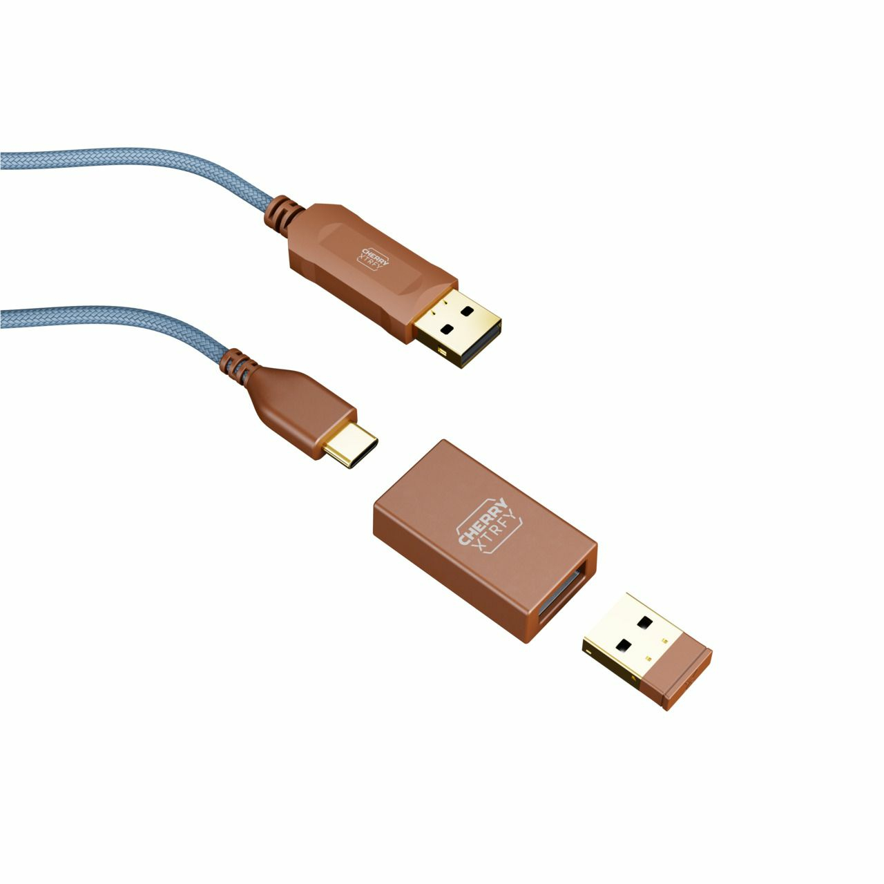 Cherry Xtrfy M68 - Maus - optisch - 5 Tasten - kabellos - 2.4 GHz - kabelloser Empf�nger (USB)