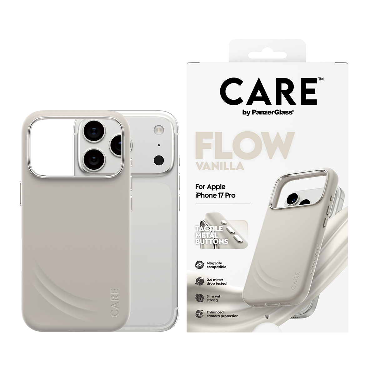 PanzerGlass CARE by PanzerGlass Flow - Schutzabdeckung f�r Mobiltelefon