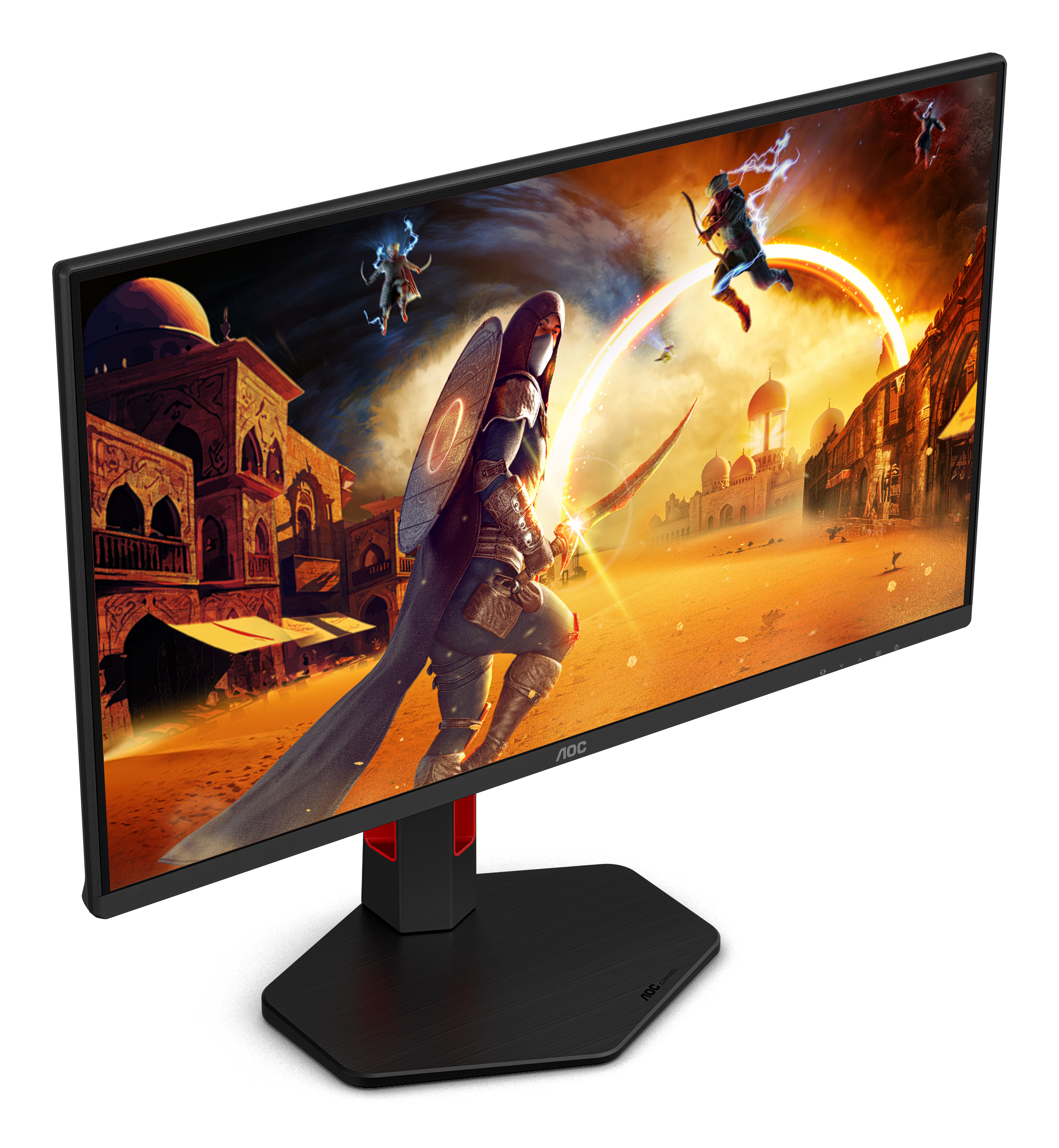 AOC G4 25G4KUR pantalla para PC 62,2 cm (24.5) 1920 x 1080 Pixeles Full HD LED Negro, Rojo