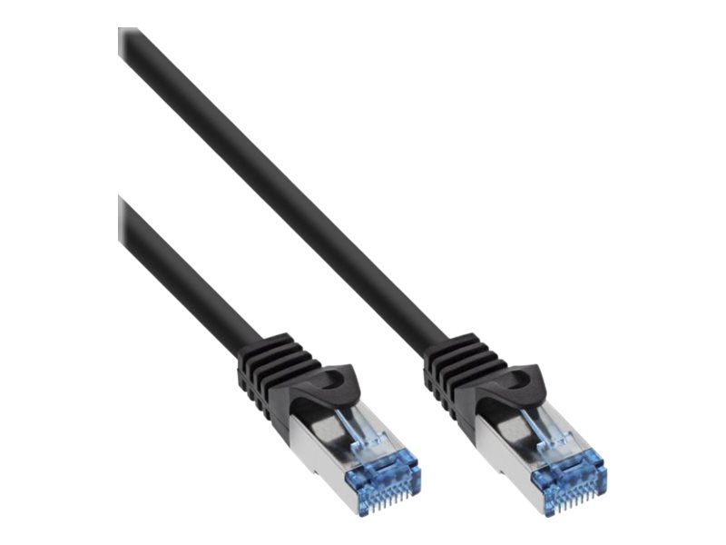 InLine 73801S cble de rseau Noir 1 m Cat6a S/FTP (S-STP)