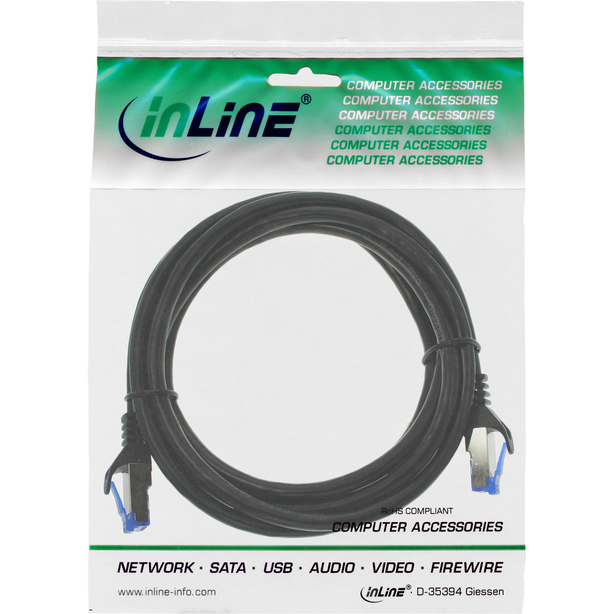 InLine Patch-Kabel - RJ-45 (M) zu RJ-45 (M)