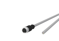 METZ CONNECT 142MKA20050 - 5 m - M12 - Weiblich - Grau - 24/14 - Polyvinylchlorid (PVC)