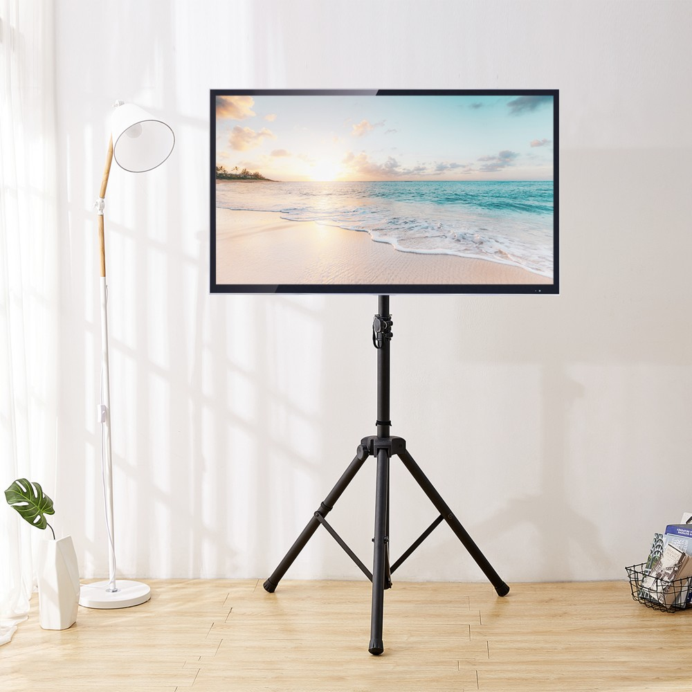 Techly Aufstellung - Universal-Stativ - fr TV - Kunststoff, Stahl - Schwarz - Bildschirmgre: 43-152 cm (17-60)
