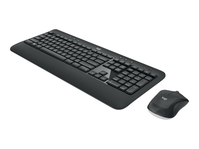 Logitech Advanced MK540 teclado Ratn incluido RF inalmbrico Hebreo Negro, Blanco