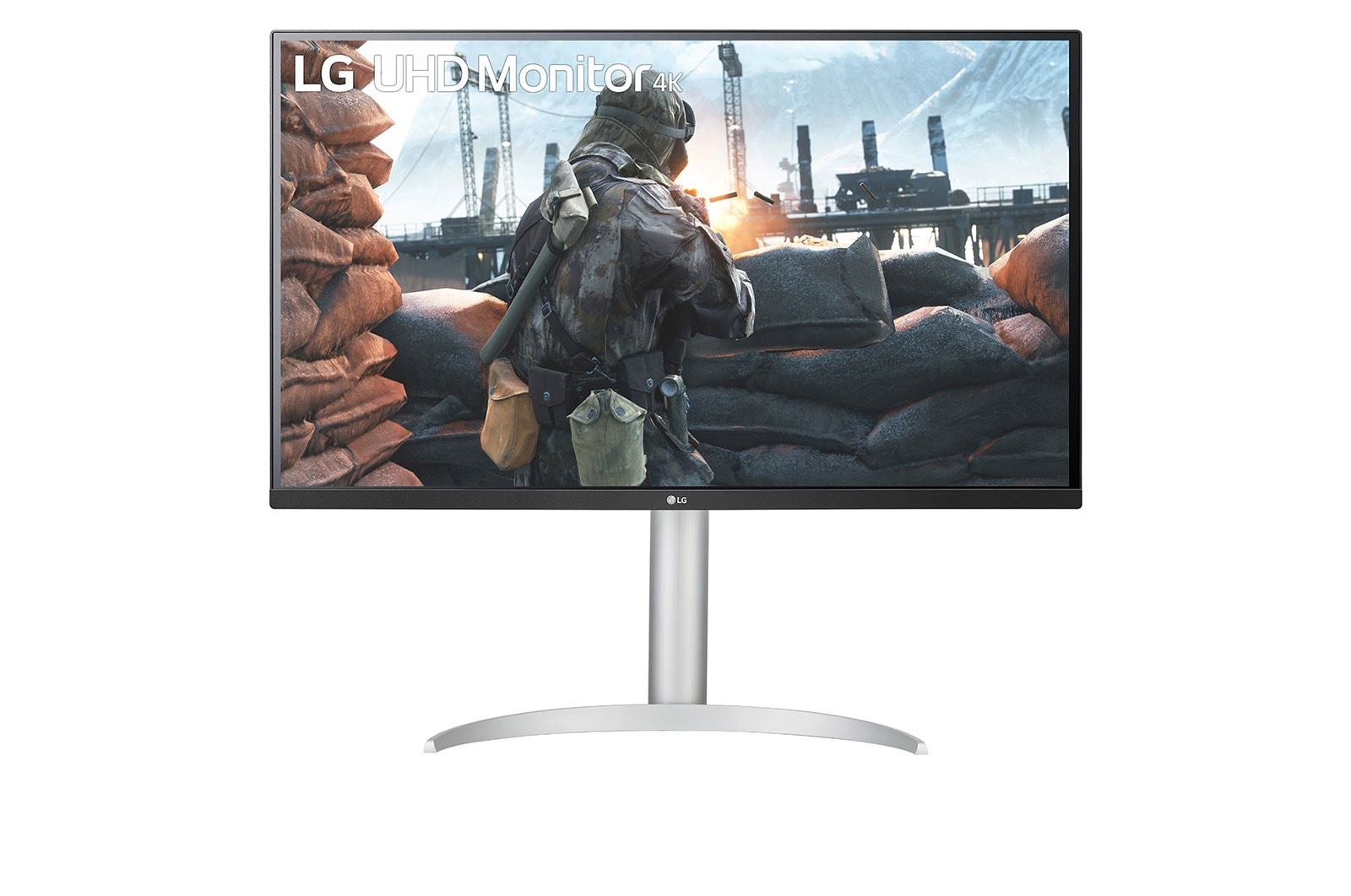LG 27BP55U-B computer monitor 68.6 cm (27) 3840 x 2160 pixels 4K Ultra HD LED Silver