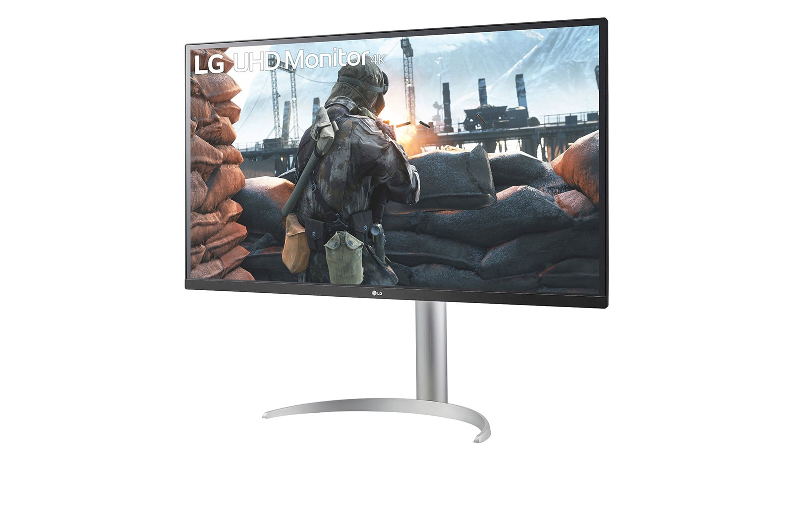 LG 27BP55U-B computer monitor 68.6 cm (27) 3840 x 2160 pixels 4K Ultra HD LED Silver