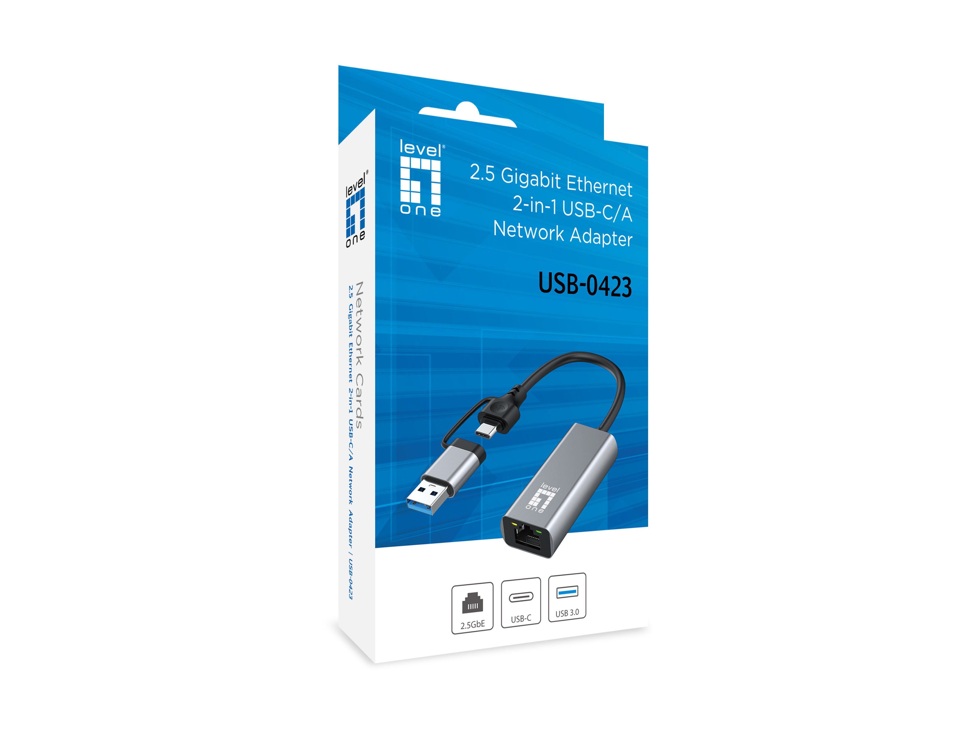 LevelOne USB-0423 carte rseau Ethernet 2500 Mbit/s