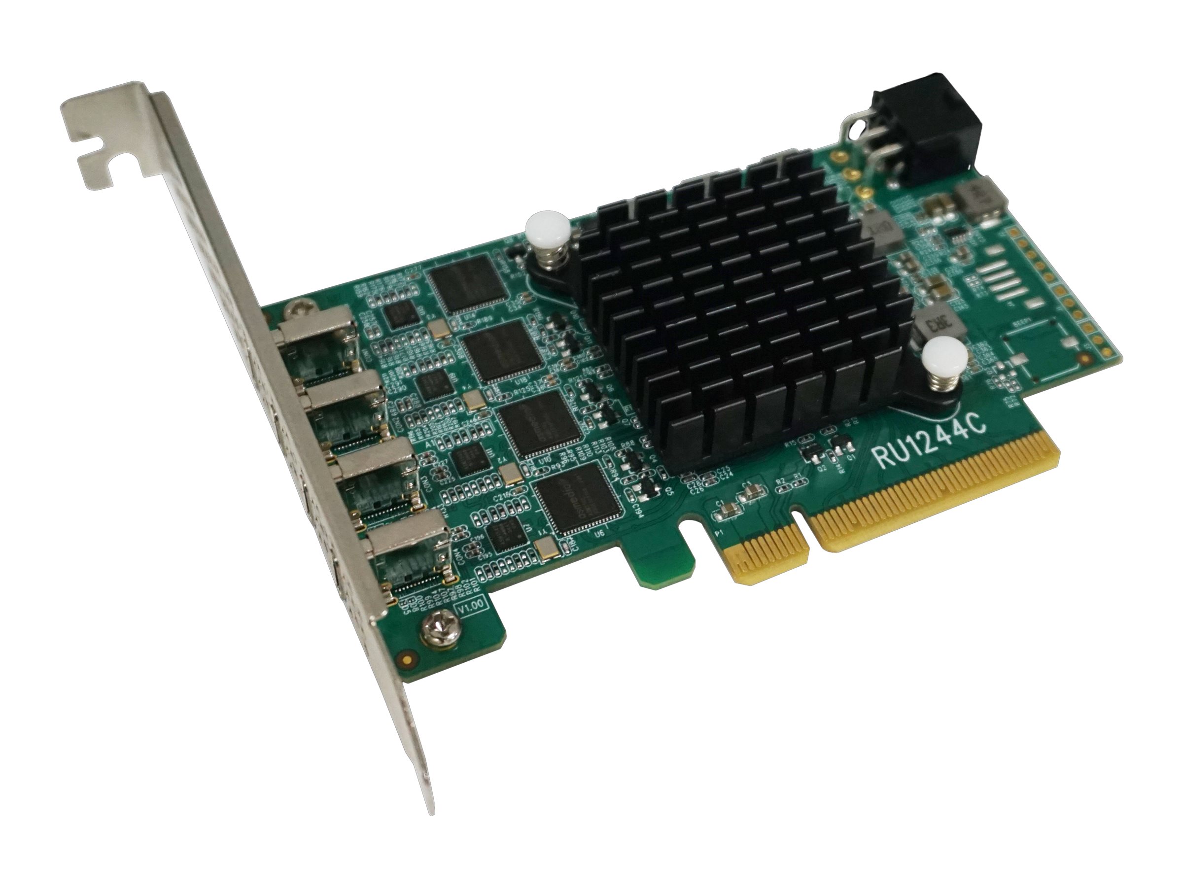 HighPoint RocketU 1244C - USB-Adapter - PCIe 3.0 x8 Low-Profile