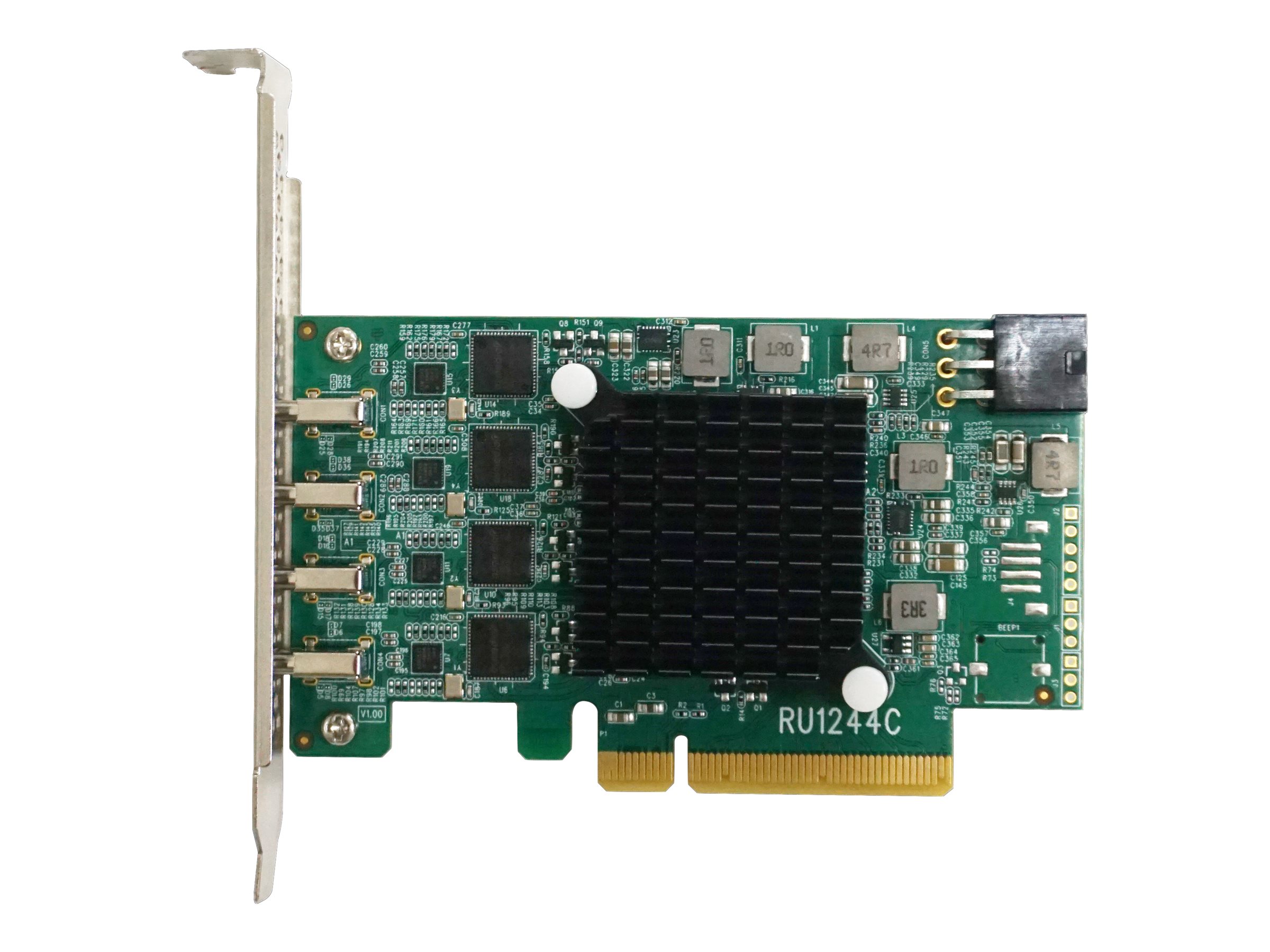 HighPoint RocketU 1244C - USB-Adapter - PCIe 3.0 x8 Low-Profile