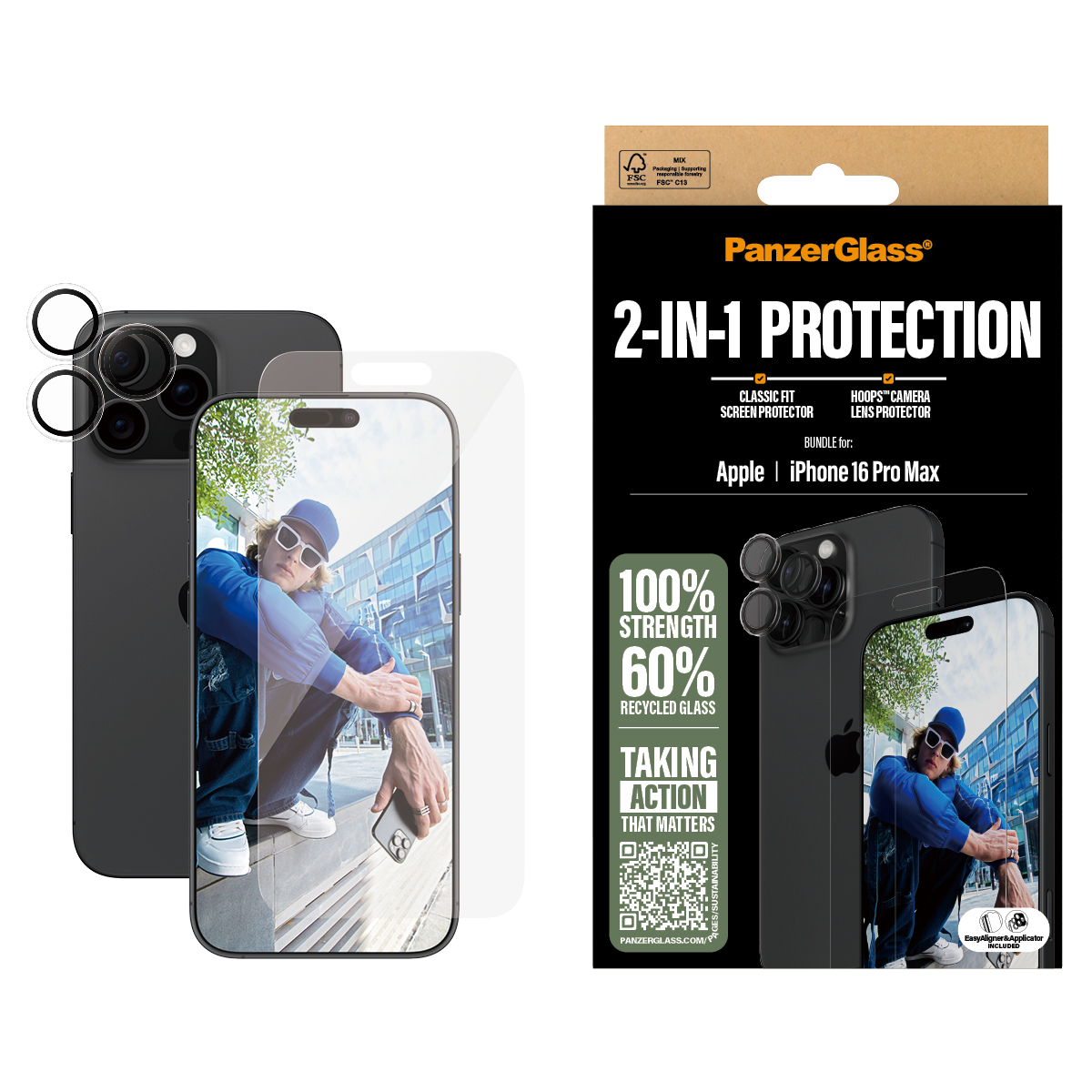 PanzerGlass 2-in-1 Bundle iPhone24 6.9 Pro