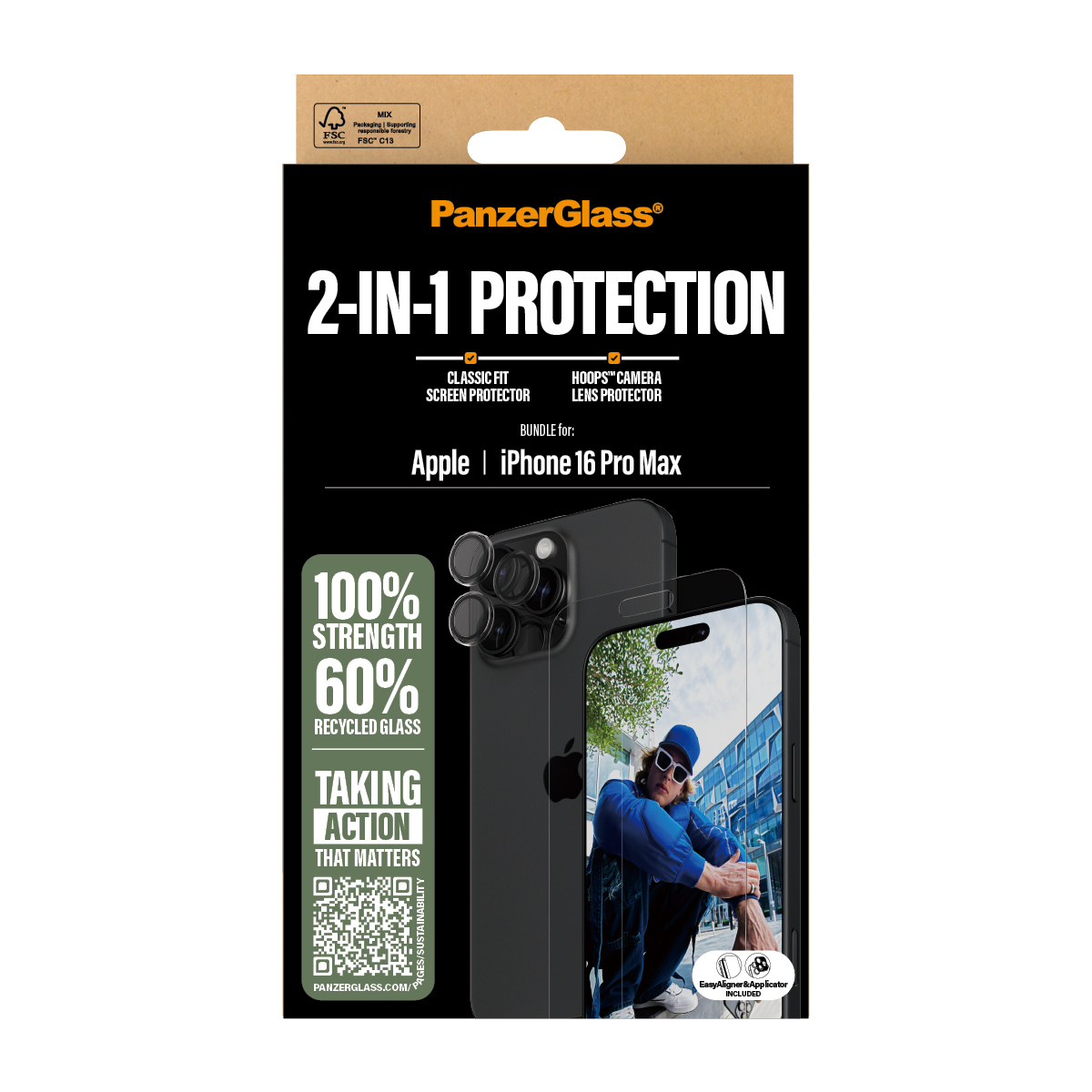 PanzerGlass 2-in-1 Bundle iPhone24 6.9 Pro