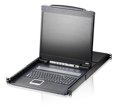 ATEN CL1308N - DE - 1280 x 1024 Pixel - Rack-Einbau - 22 W - 1U - Schwarz