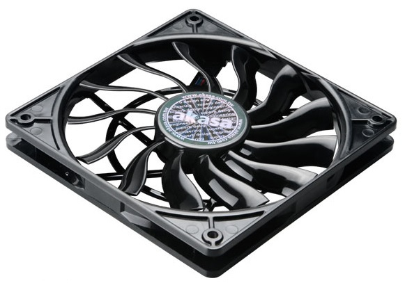 Akasa AK-FN078 systme de refroidissement d ordinateur Boitier PC Ventilateur 12 cm Noir