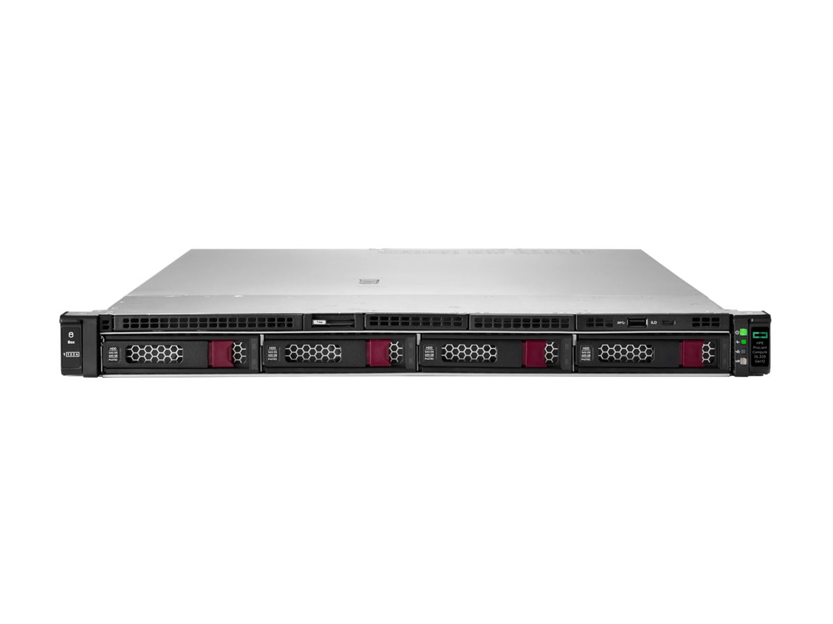 HPE ProLiant Compute DL320 Gen12 - Server - Rack-Montage - 1U - 1-Weg - 1 x Xeon 6505P / 2.2 GHz - RAM 64 GB - SATA/SAS/NVMe - Hot-Swap 6.4 cm (2.5)