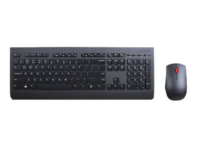 Lenovo 4X30H56829 clavier Souris incluse RF sans fil QWERTY Anglais amricain Noir